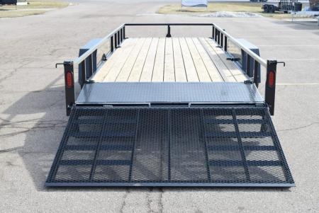 New BND 7x20 LANDSCAPE UTILITY TRAILER w/ 5200LB AXLES AND HD REAR RAMP GATE