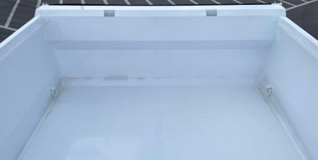 New Horizon LZ7 14'x 83" Dump Trailer: PEARL WHITE , 14K GVWR, Spare