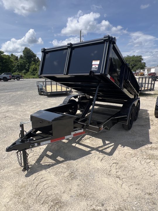 New 2026 P & T Trailers 6X12 DUMP W/RAMP Dump Trailer