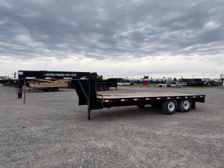 Used 2001 Featherlite Trailers 20' GN Equipment Trailer