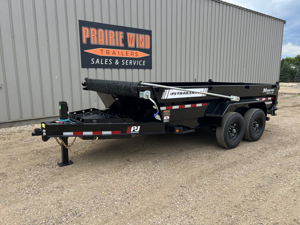New 2027 PJ Trailers 14 DT Telescopic Dump Trailer