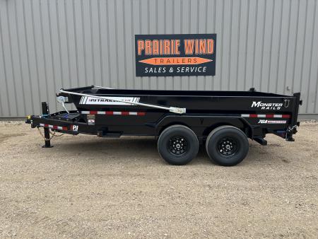 New 2027 PJ Trailers 14 DT Telescopic Dump Trailer