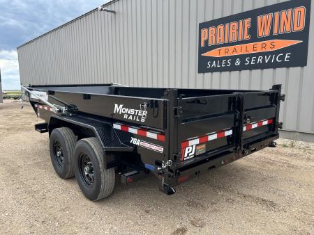 New 2027 PJ Trailers 14 DT Telescopic Dump Trailer