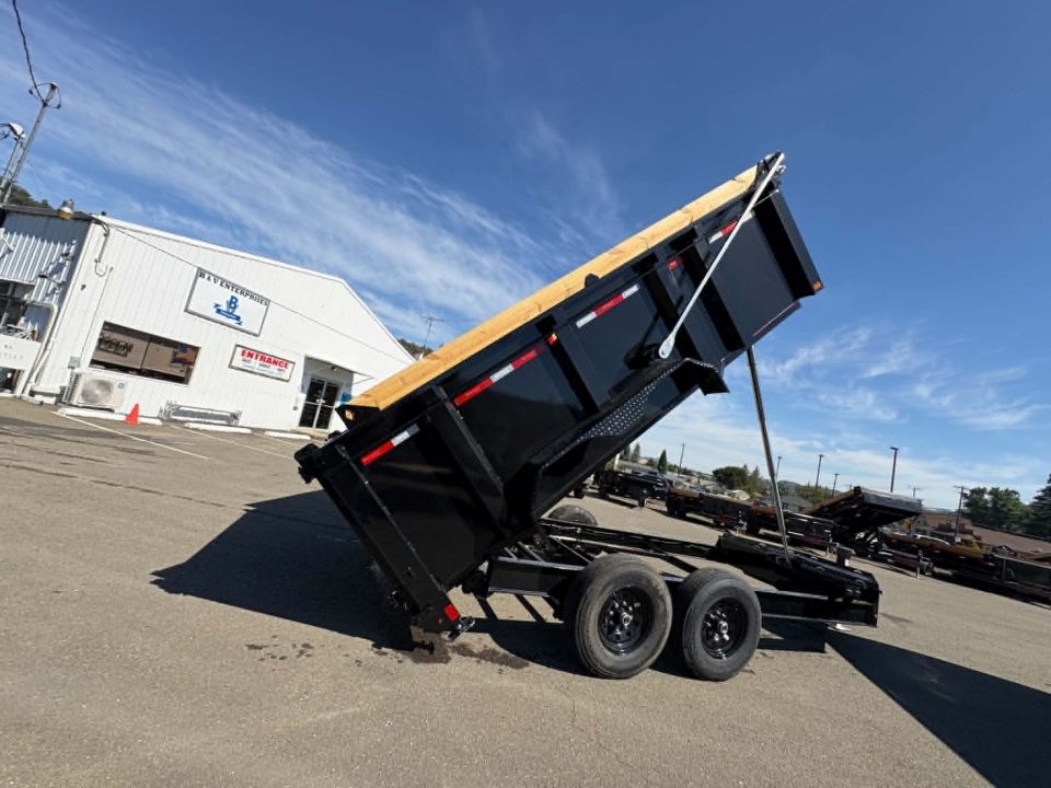 New DUMP TRAILER 2026 Diamond C LPT207 82X14 LOW PROFILE 15500 GVWR 44" SIDES ONYX BLACK