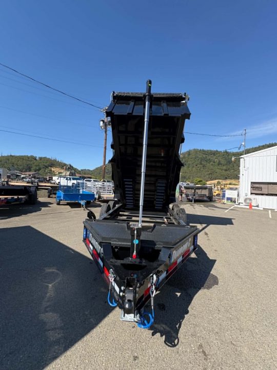New DUMP TRAILER 2026 Diamond C LPT207 82X14 LOW PROFILE 15500 GVWR 44" SIDES ONYX BLACK