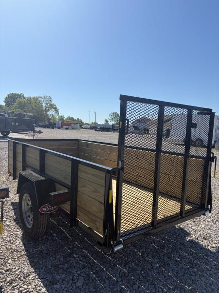 New 2026 AMO US101 Utility Trailer 60X10 SA WOOD SIDES (GVW:2990) BLACK