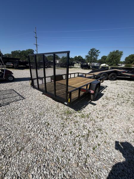New 2026 AMO US121 Utility Trailer 76X12 SA LOWSIDE (GVW:2990) BLACK