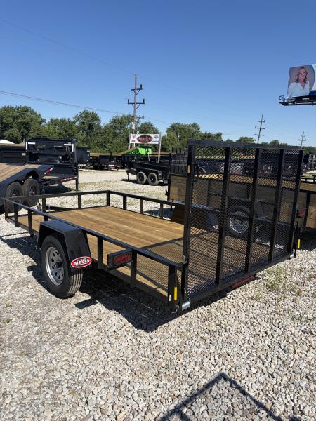 New 2026 AMO US121 Utility Trailer 76X12 SA LOWSIDE (GVW:2990) BLACK