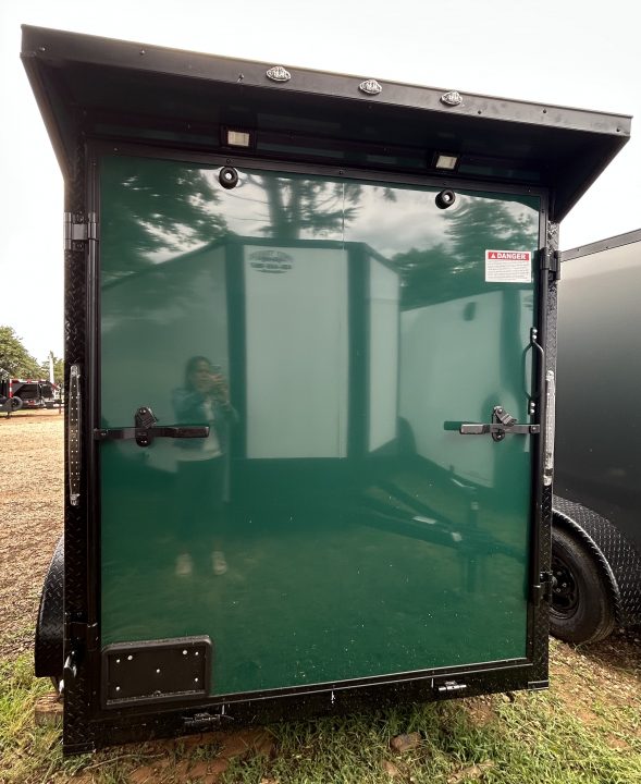 New 2026 Family Trailer 6x12 Tandem Axles Cargo / Enclosed Trailer-Screwless Exterior-Blackout Pkg-Rear Spoiler