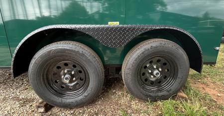 New 2026 Family Trailer 6x12 Tandem Axles Cargo / Enclosed Trailer-Screwless Exterior-Blackout Pkg-Rear Spoiler