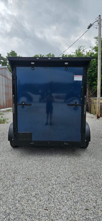 New 2026 Family Trailer 6x12 Tandem Axles Cargo / Enclosed Trailer-Screwless Exterior-Blackout Pkg-Rear Spoiler