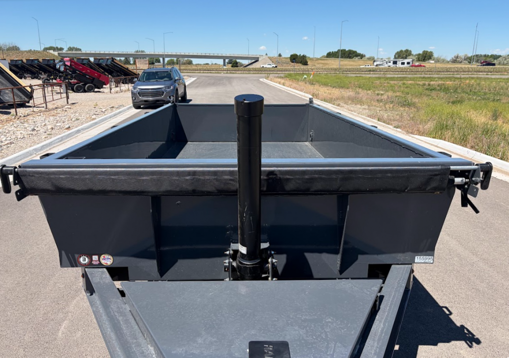 New 2026 Lamar 7x14 14k Telescopic Dump Trailer