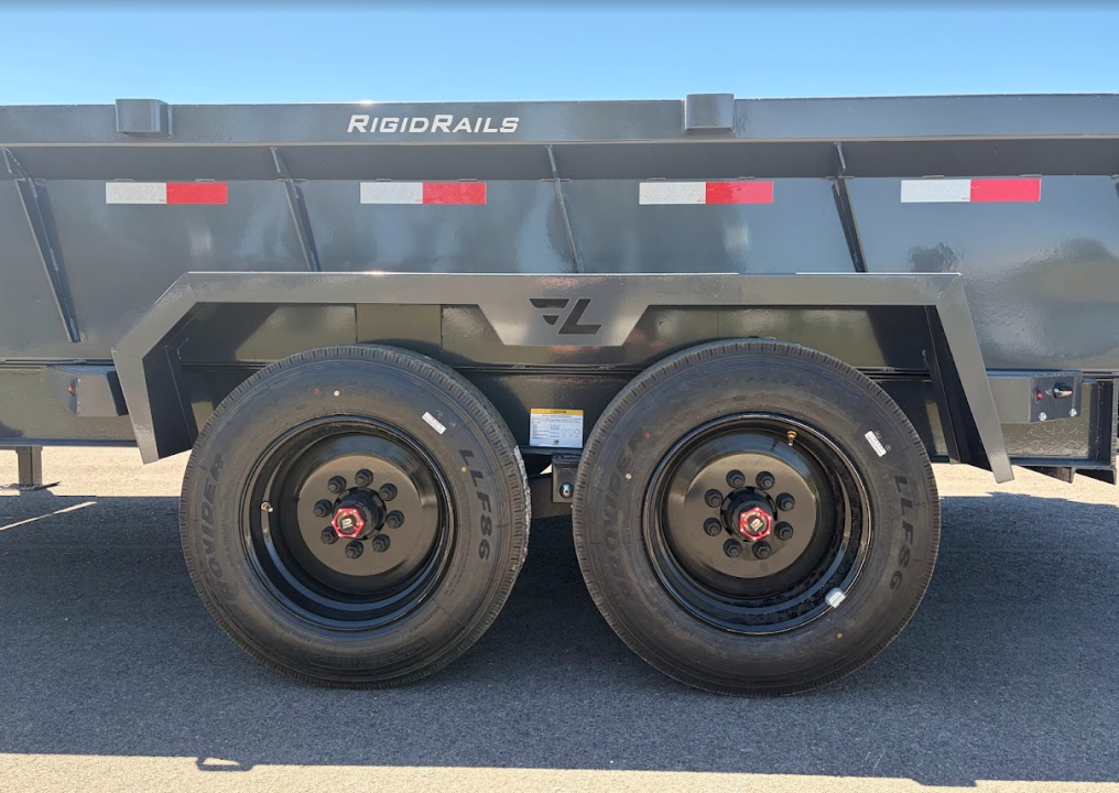 New 2026 Lamar 7X14 16K Telescopic Gooseneck Dump Trailer