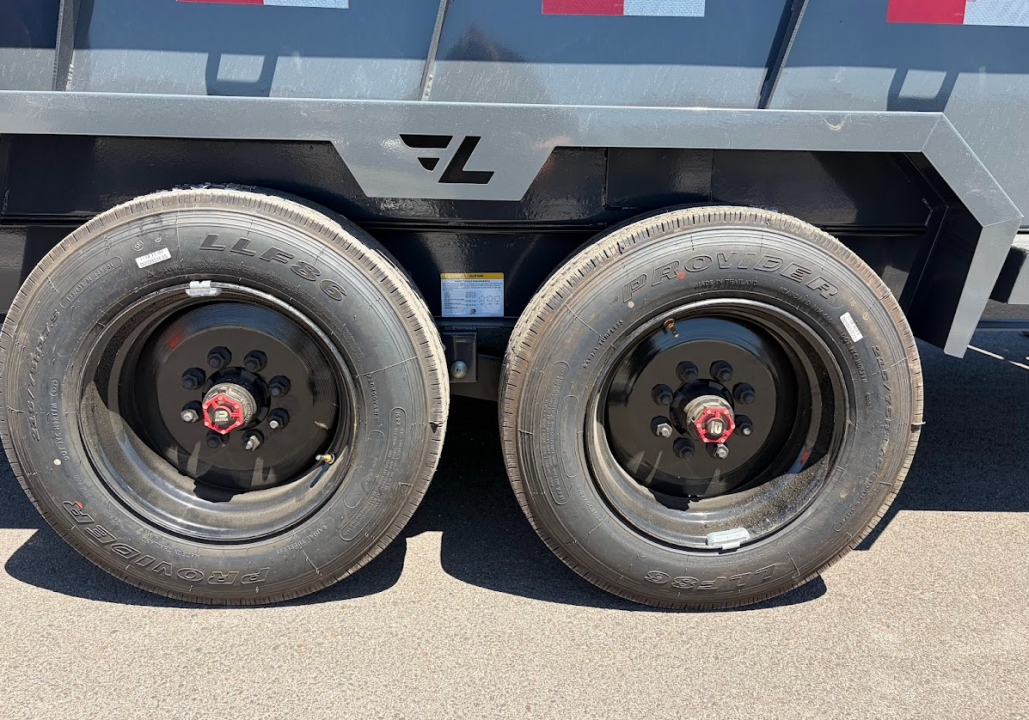 New 2026 Lamar 7X14 16K Telescopic Gooseneck Dump Trailer