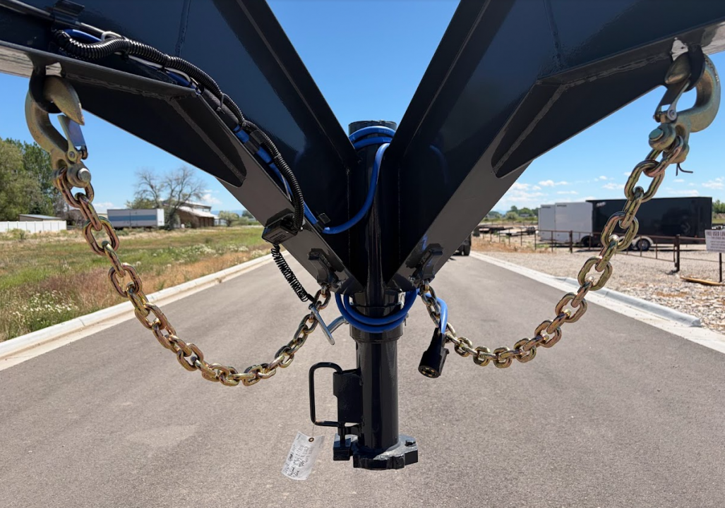 New 2026 Lamar 7X14 16K Telescopic Gooseneck Dump Trailer