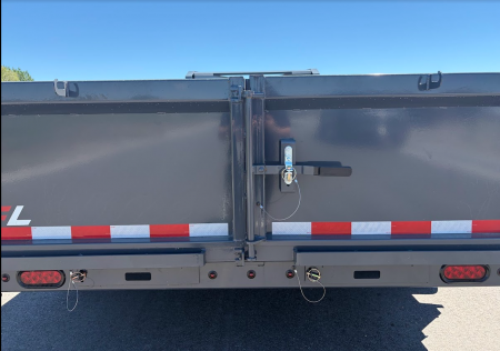 New 2026 Lamar 7X14 16K Telescopic Gooseneck Dump Trailer