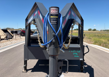 New 2026 Lamar 7X14 16K Telescopic Gooseneck Dump Trailer
