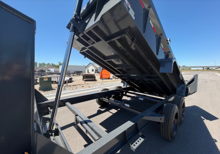 New 2026 Lamar 7X14 16K Telescopic Gooseneck Dump Trailer