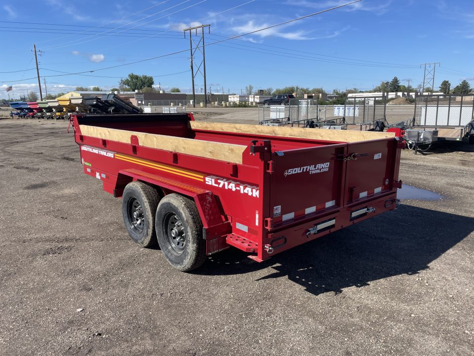 New 2026 Southland 7x14 14k Dump Trailer