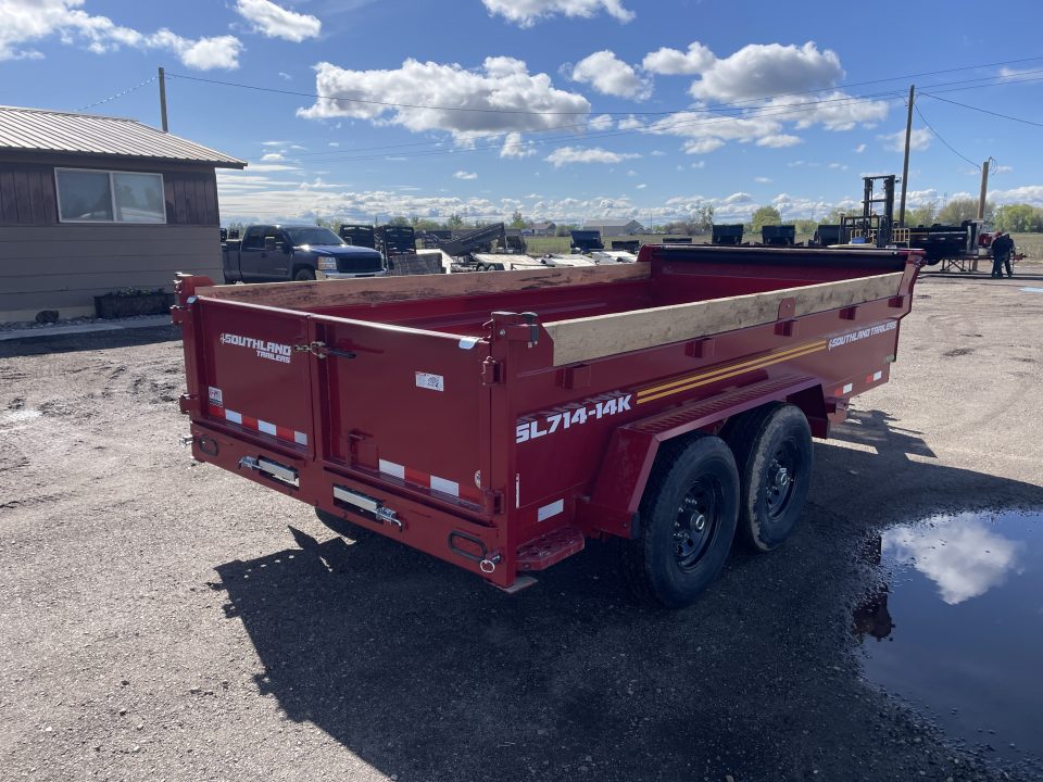New 2026 Southland 7x14 14k Dump Trailer