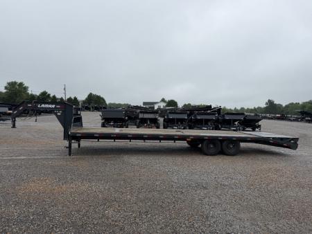 Used 2022 Lamar 102"X30' 14K GVWR Gooseneck Flatbed Trailer