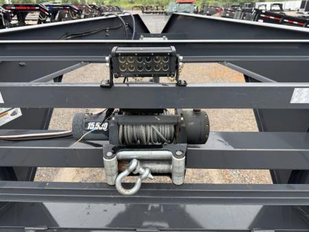 Used 2022 Lamar 102"X30' 14K GVWR Gooseneck Flatbed Trailer