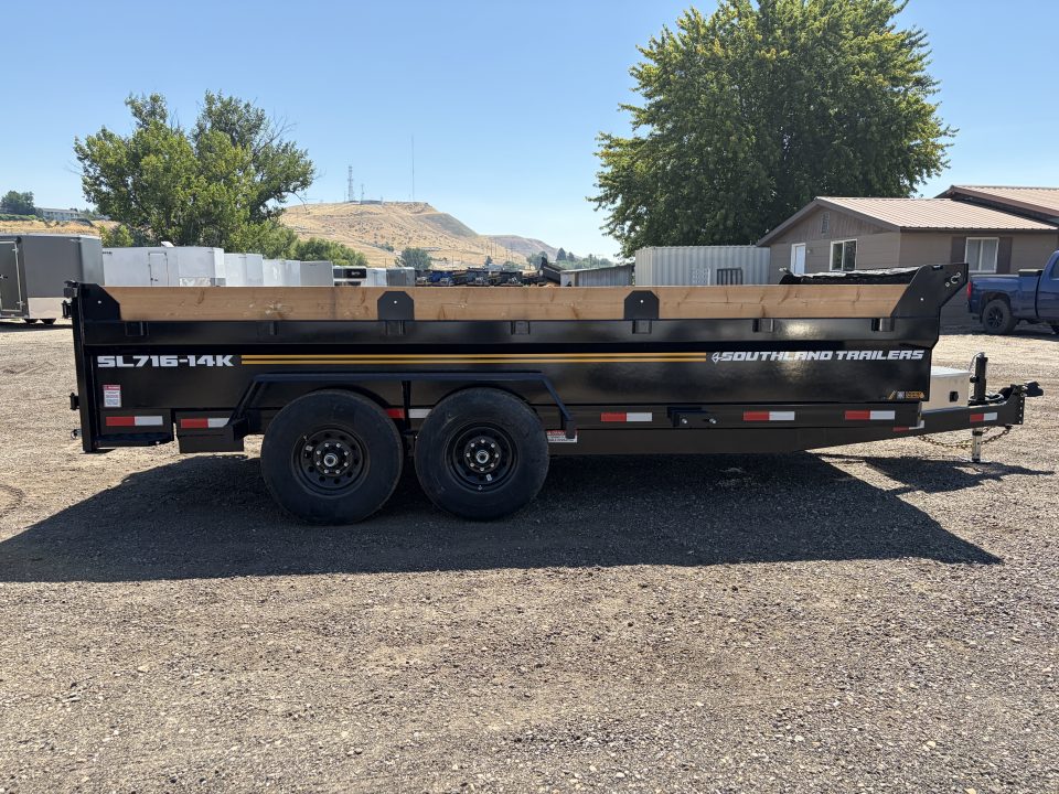 New 2026 Southland 7x16 14k Dump Trailer