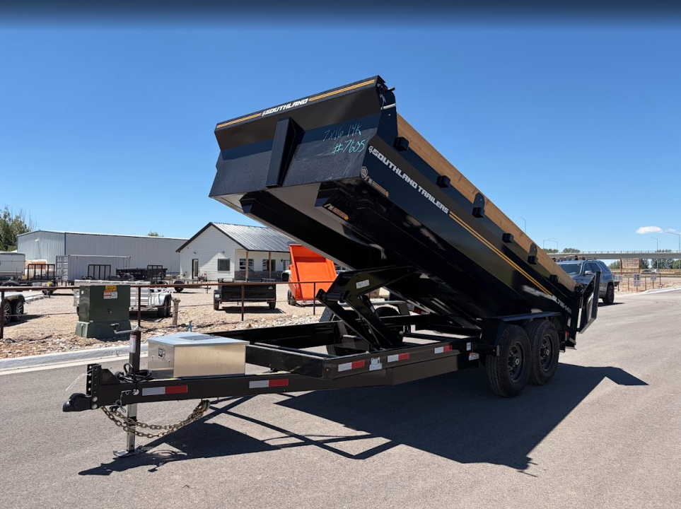 New 2026 Southland 7x16 14k Dump Trailer