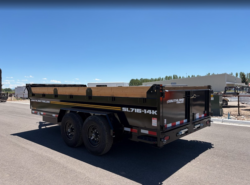 New 2026 Southland 7x16 14k Dump Trailer