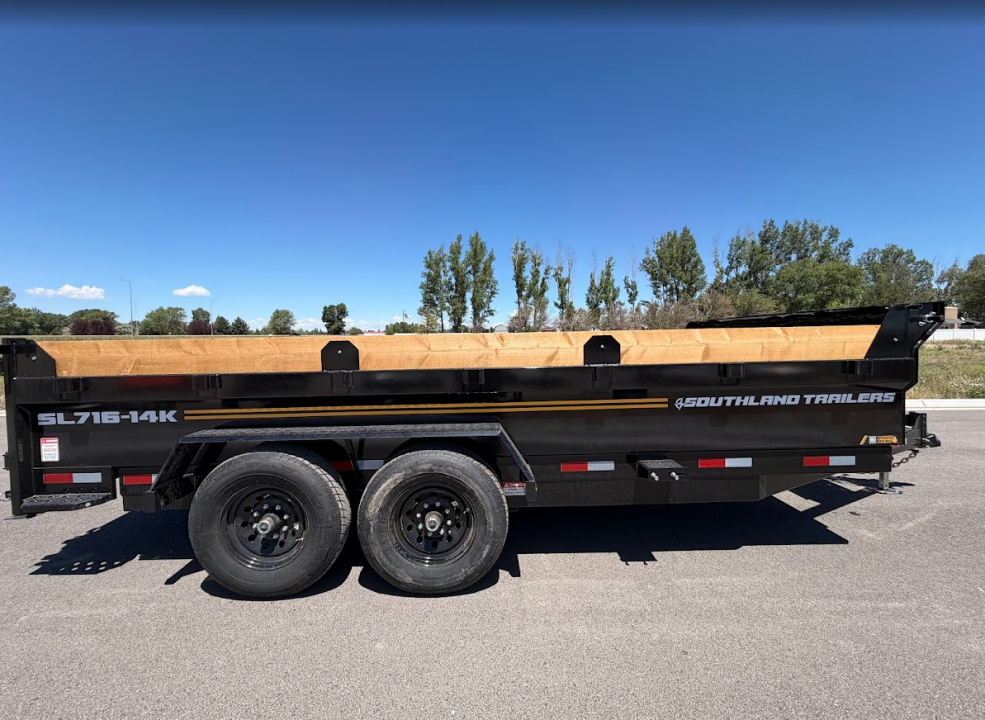 New 2026 Southland 7x16 14k Dump Trailer