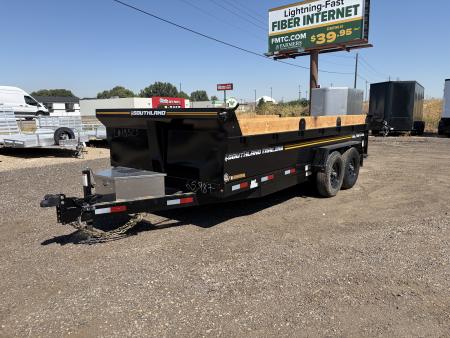 New 2026 Southland 7x16 14k Dump Trailer