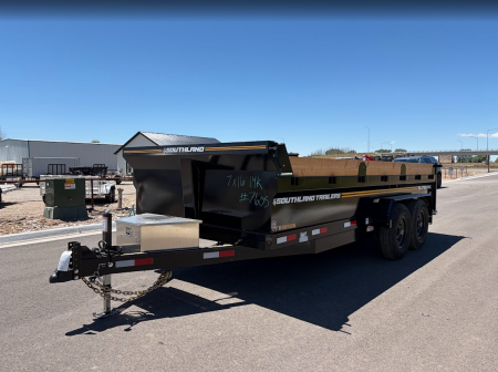 New 2026 Southland 7x16 14k Dump Trailer