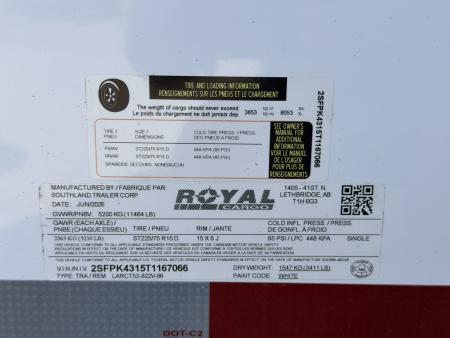 New 2026 Royal Cargo Trailers 8-20-1.5V Enclosed Car Hauler