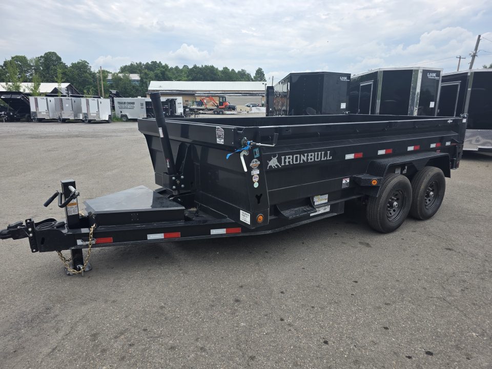 New 2027 Iron Bull DTB 7X14 14.9K - TELESCOPIC Dump Trailer