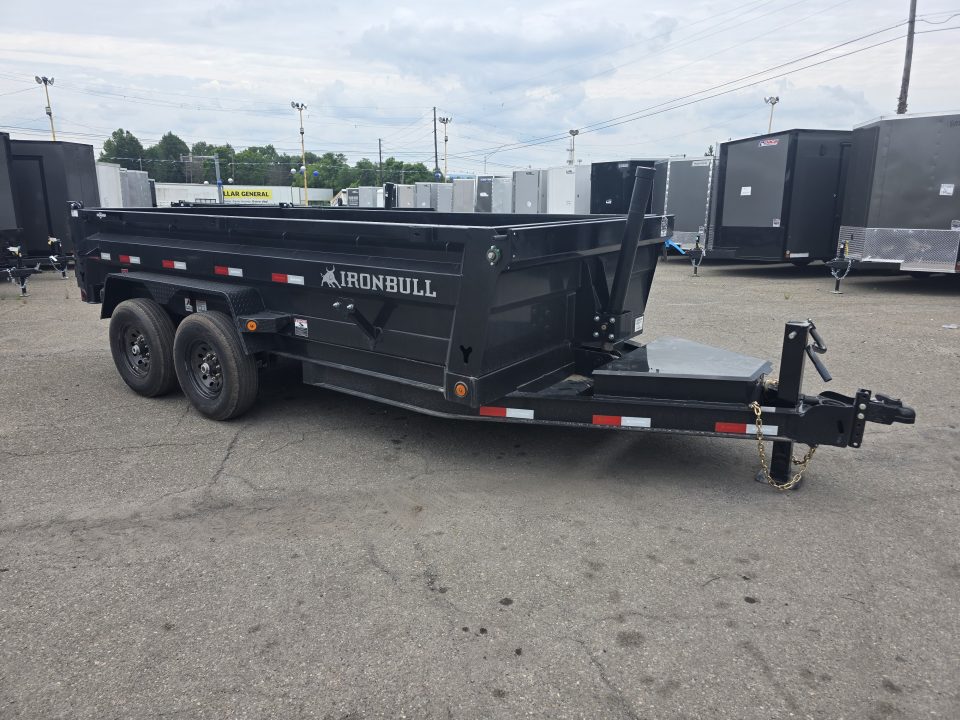 New 2027 Iron Bull DTB 7X14 14.9K - TELESCOPIC Dump Trailer