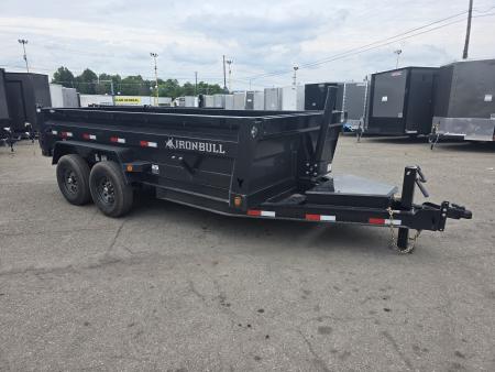 New 2027 Iron Bull DTB 7X14 14.9K - TELESCOPIC Dump Trailer
