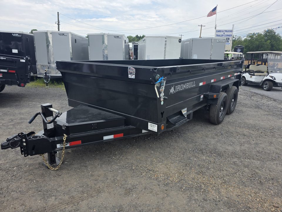 New 2026 Iron Bull DTB 7X16 14.9K - SCISSOR Dump Trailer