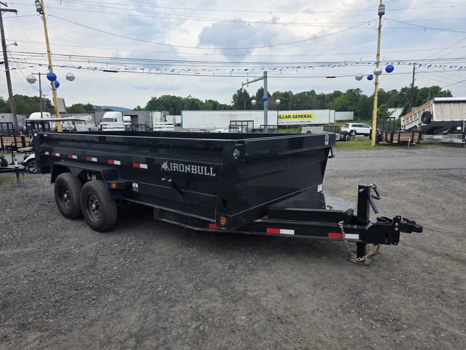 New 2026 Iron Bull DTB 7X16 14.9K - SCISSOR Dump Trailer