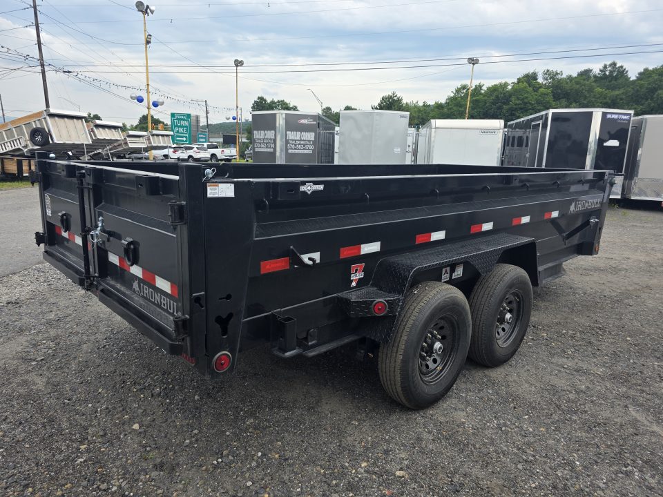New 2026 Iron Bull DTB 7X16 14.9K - SCISSOR Dump Trailer