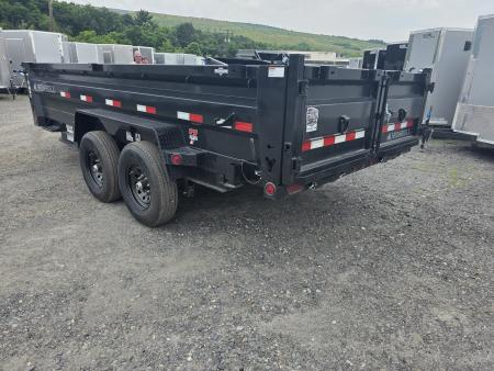 New 2026 Iron Bull DTB 7X16 14.9K - SCISSOR Dump Trailer