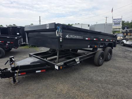 New 2026 Iron Bull DTB 7X16 14.9K - SCISSOR Dump Trailer
