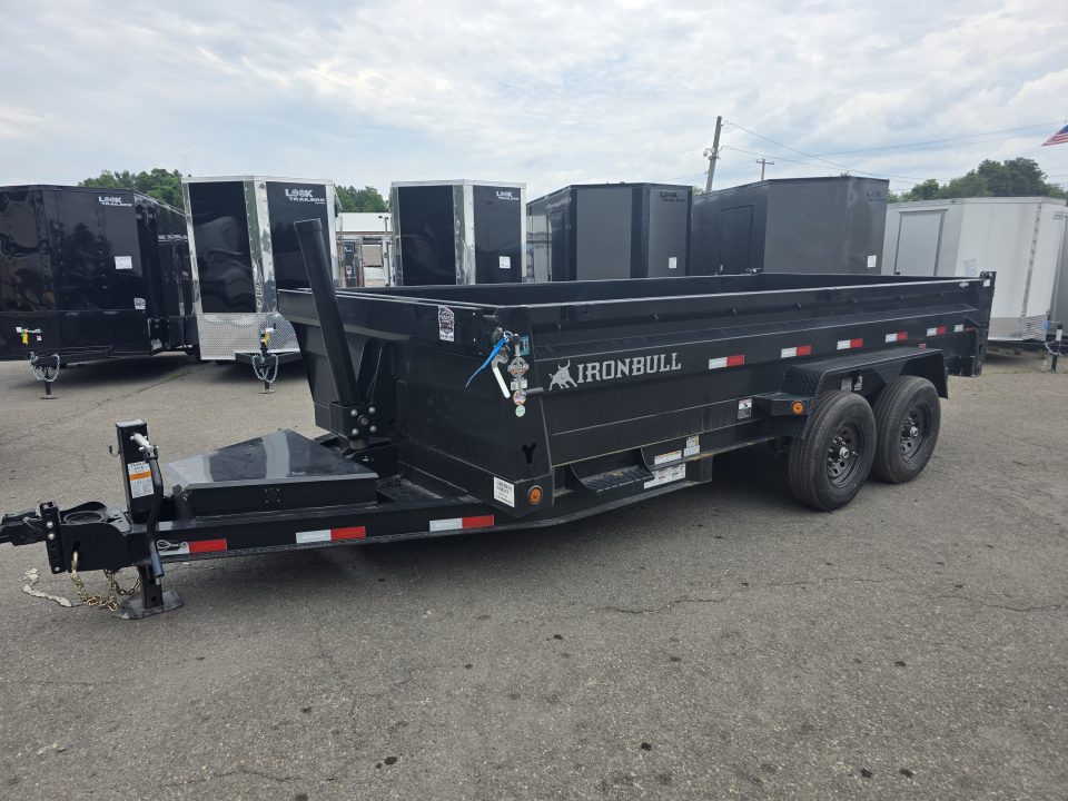 New 2026 Iron Bull DTB 7X16 14.7K - TELESCOPIC Dump Trailer