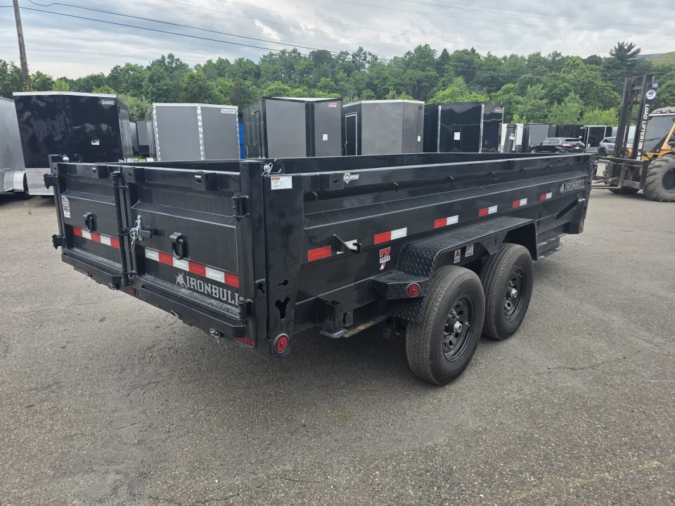 New 2026 Iron Bull DTB 7X16 14.7K - TELESCOPIC Dump Trailer