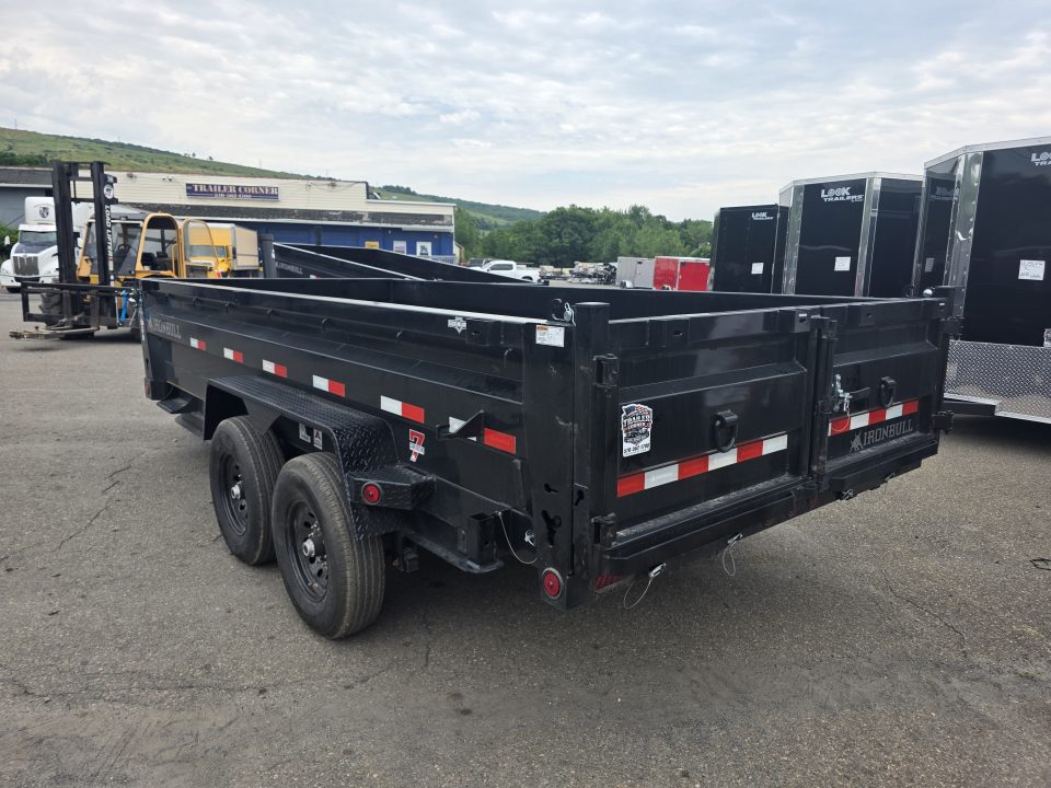 New 2026 Iron Bull DTB 7X16 14.7K - TELESCOPIC Dump Trailer