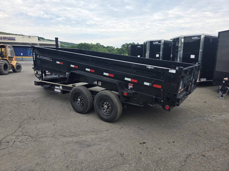 New 2026 Iron Bull DTB 7X16 14.7K - TELESCOPIC Dump Trailer
