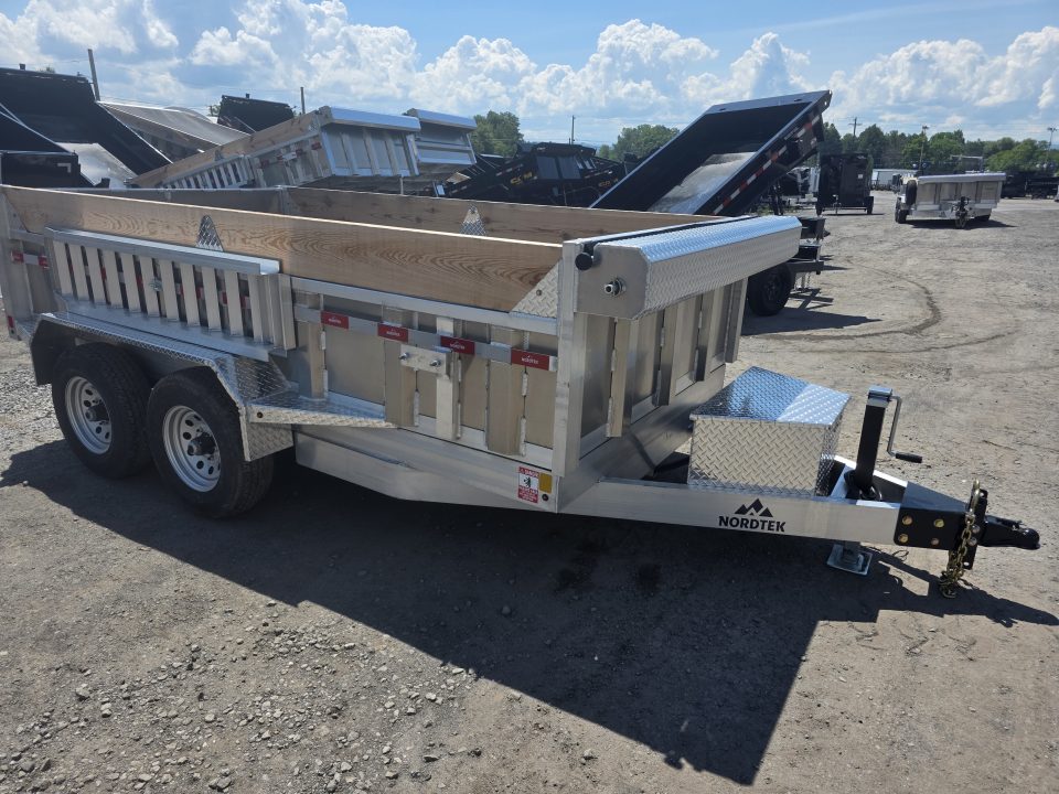 New 2026 Nordtek 75X12 10K - ALUMINUM Dump Trailer