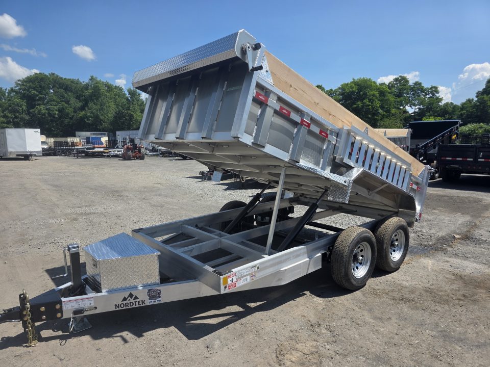 New 2026 Nordtek 75X12 10K - ALUMINUM Dump Trailer