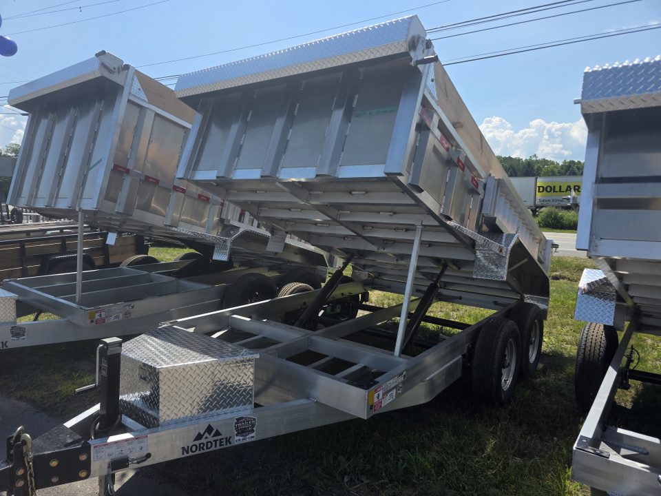 New 2026 Nordtek 75X12 10K - ALUMINUM Dump Trailer