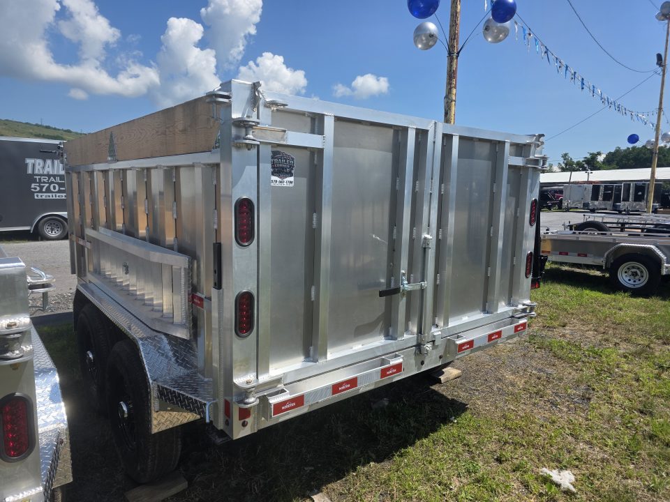 New 2026 Nordtek 82X12 12K - 4' HIGH SIDES ALUMINUM Dump Trailer