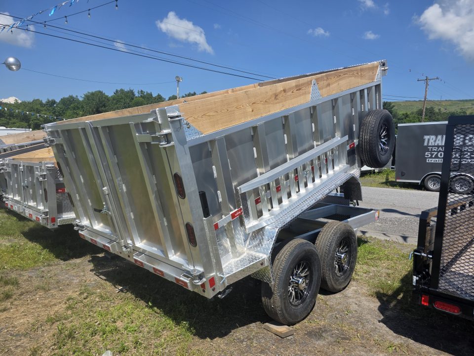 New 2026 Nordtek 82X12 12K - 4' HIGH SIDES ALUMINUM Dump Trailer